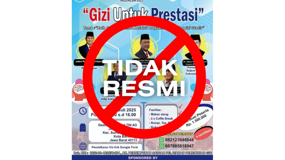 BGN Tapanuli Selatan Tegaskan Kegiatan Deklarasi dan Seminar PSPPG di Bandung Bukan Kegiatan Resmi